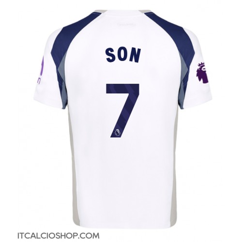 Tottenham Hotspur Son Heung-min #7 Prima Maglia 2025-26 Manica Corta Tottenham Hotspur Son Heung-min #7 Prima Maglia 2025-26 Manica Corta